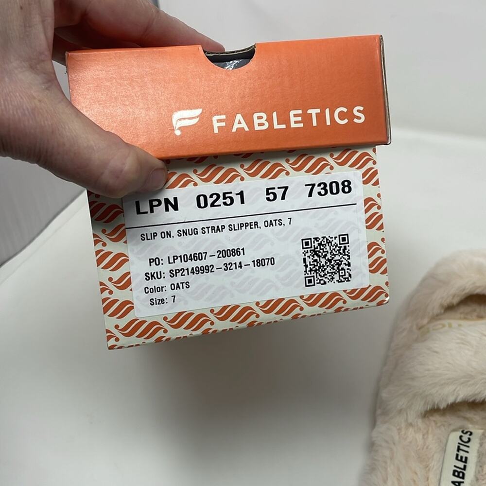 NIB Fabletics Snug Strap Oats Slip On Slippers Wo… - image 7